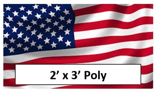 2x3 USA Waving Flag Patch