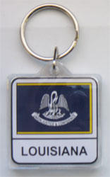 Louisiana State Key Chain 