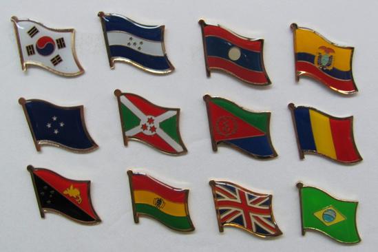 American Samoa Flag Lapel Pin Badge 
