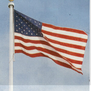 4' x 6' USA 2 Ply Poly (600 Denier) Flag with 3 Grommets