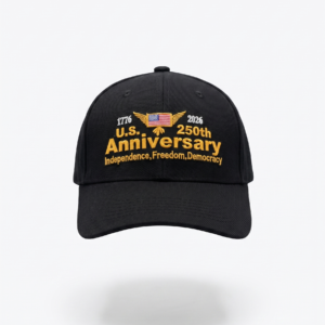 250th Independence, Freedom, Democracy Cap (Black)