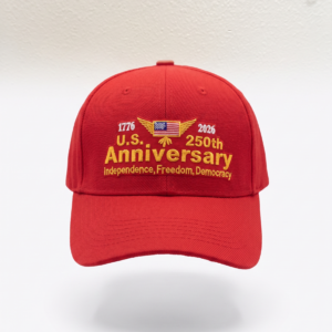 250th Independence, Freedom, Democracy Cap (Red)